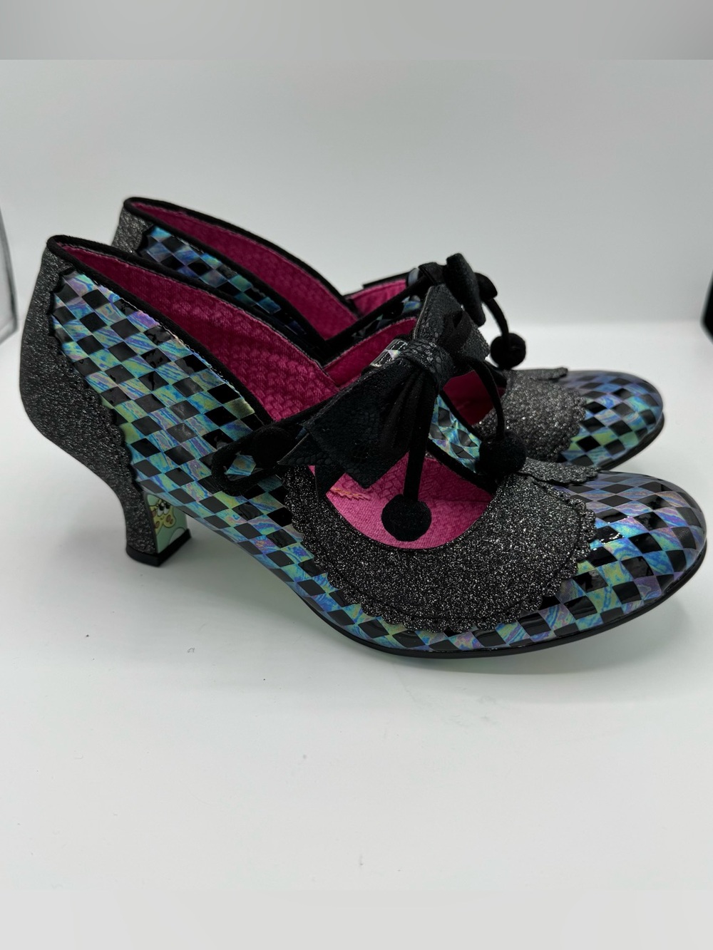 Irregular Choice "Charming Chum" low heel Mary Jane retro pinup vintage size 43